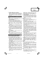 Preview for 39 page of Hitachi M 12SE Handling Instructions Manual