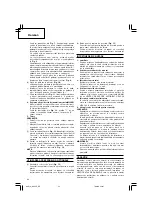 Preview for 44 page of Hitachi M 12SE Handling Instructions Manual