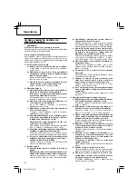 Preview for 46 page of Hitachi M 12SE Handling Instructions Manual