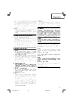 Preview for 49 page of Hitachi M 12SE Handling Instructions Manual