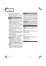 Preview for 54 page of Hitachi M 12SE Handling Instructions Manual