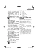 Предварительный просмотр 5 страницы Hitachi M 12VE Instruction And Safety Manual