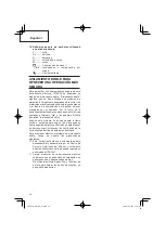 Предварительный просмотр 30 страницы Hitachi M 12VE Instruction And Safety Manual