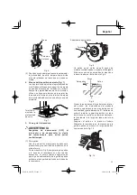 Предварительный просмотр 35 страницы Hitachi M 12VE Instruction And Safety Manual