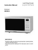 Hitachi MCB30 Instruction Manual preview