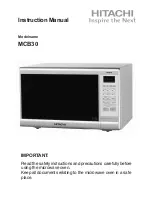 Preview for 1 page of Hitachi MCB30 Instruction Manual