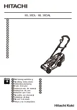 Preview for 1 page of Hitachi ML 36DAL Handling Instructions Manual
