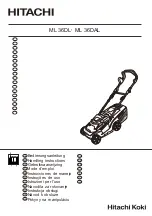 Предварительный просмотр 1 страницы Hitachi ML 36DAL Handling Instructions Manual