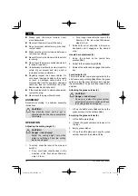 Preview for 16 page of Hitachi ML 40SR Handling Instructions Manual