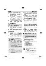 Preview for 42 page of Hitachi ML 40SR Handling Instructions Manual