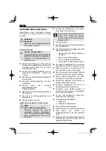 Preview for 112 page of Hitachi ML 40SR Handling Instructions Manual