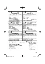 Preview for 159 page of Hitachi ML 40SR Handling Instructions Manual