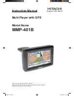 Hitachi MMP401B Instruction Manual preview