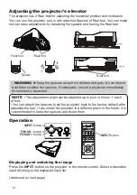 Предварительный просмотр 12 страницы Hitachi MP-AW3001 User Manual