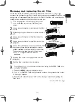 Предварительный просмотр 17 страницы Hitachi MP-JU4001 User Manual