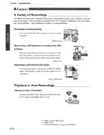 Preview for 12 page of Hitachi MPEGCAM MP-EG1A Instruction Manual