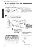 Предварительный просмотр 22 страницы Hitachi MPEGCAM MP-EG1A Instruction Manual