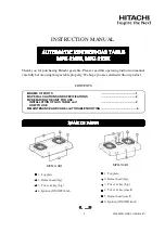 Preview for 1 page of Hitachi MPH-210RI Instruction Manual