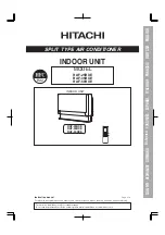 Hitachi MULTIZONE RAF-25RXE Instruction Manual preview