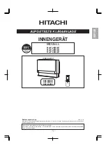 Предварительный просмотр 13 страницы Hitachi MULTIZONE RAF-25RXE Instruction Manual