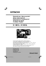 Hitachi N 14DSL Handling Instructions Manual preview
