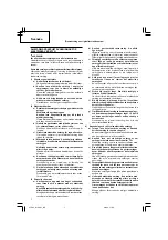 Preview for 8 page of Hitachi N 14DSL Handling Instructions Manual