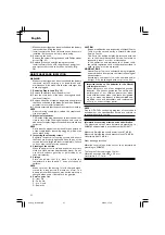 Preview for 52 page of Hitachi N 14DSL Handling Instructions Manual