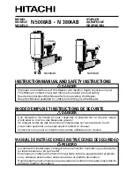 Preview for 1 page of Hitachi N 3804AB Instruction Manual