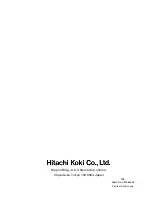 Preview for 64 page of Hitachi N 3804AB Instruction Manual