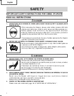Preview for 4 page of Hitachi N 3804AB2 Instruction And Safety Manual