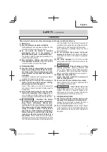 Preview for 5 page of Hitachi N 3804AB3 Instruction And Safety Manual