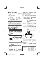 Preview for 11 page of Hitachi N 3804AB3 Instruction And Safety Manual