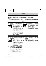 Предварительный просмотр 4 страницы Hitachi N3804AB3(S) Instruction And Safety Manual