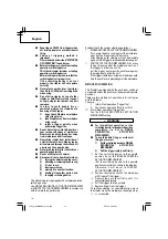 Предварительный просмотр 14 страницы Hitachi N3804AB3(S) Instruction And Safety Manual