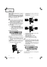 Preview for 16 page of Hitachi N3804AB3(S) Instruction And Safety Manual