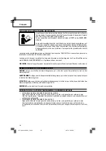 Preview for 20 page of Hitachi N3804AB3(S) Instruction And Safety Manual