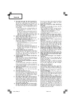 Preview for 8 page of Hitachi NC 50H Handling Instructions Manual