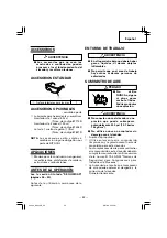 Preview for 43 page of Hitachi NH 90AB Instruction And Safety Manual