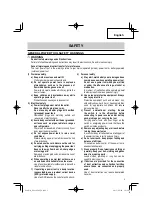 Preview for 5 page of Hitachi NP 18DSAL Instruction And Safety Manual