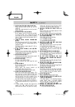 Preview for 8 page of Hitachi NP 18DSAL Instruction And Safety Manual