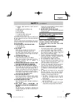 Preview for 9 page of Hitachi NP 18DSAL Instruction And Safety Manual