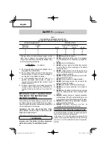 Preview for 10 page of Hitachi NP 18DSAL Instruction And Safety Manual