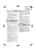 Preview for 11 page of Hitachi NP 18DSAL Instruction And Safety Manual