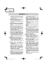 Preview for 30 page of Hitachi NP 18DSAL Instruction And Safety Manual