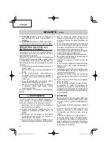 Предварительный просмотр 36 страницы Hitachi NP 18DSAL Instruction And Safety Manual