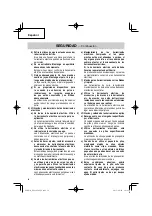 Предварительный просмотр 56 страницы Hitachi NP 18DSAL Instruction And Safety Manual