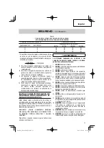 Предварительный просмотр 61 страницы Hitachi NP 18DSAL Instruction And Safety Manual