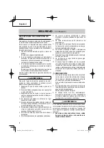 Предварительный просмотр 62 страницы Hitachi NP 18DSAL Instruction And Safety Manual