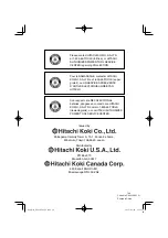 Предварительный просмотр 84 страницы Hitachi NP 18DSAL Instruction And Safety Manual