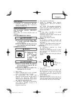 Предварительный просмотр 27 страницы Hitachi NP 35A Instruction And Safety Manual